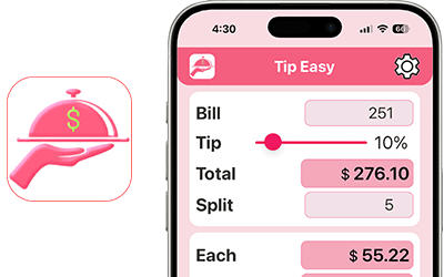 Tip Calculator;Tip Easy App
